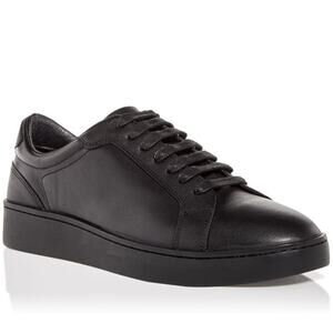 The Men's Store at Bloomingdale's Black Leather Lace Up Sneakers Size 8